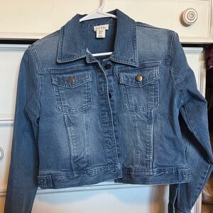Time and Tru Classic Blue Jean Jacket